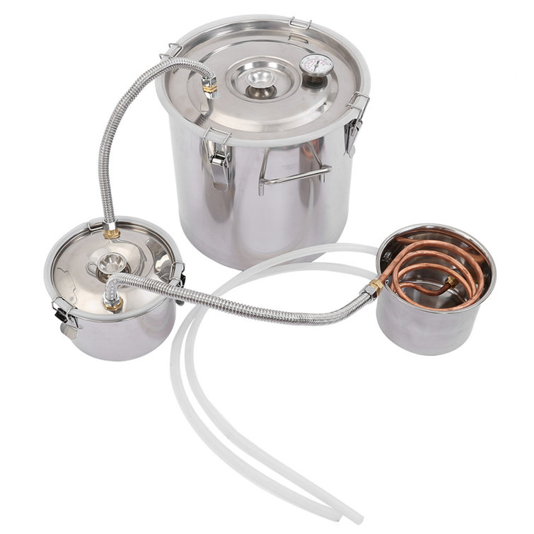 FASESH 3 Pot Distiller System Stainless Water Alcohol Wayfair